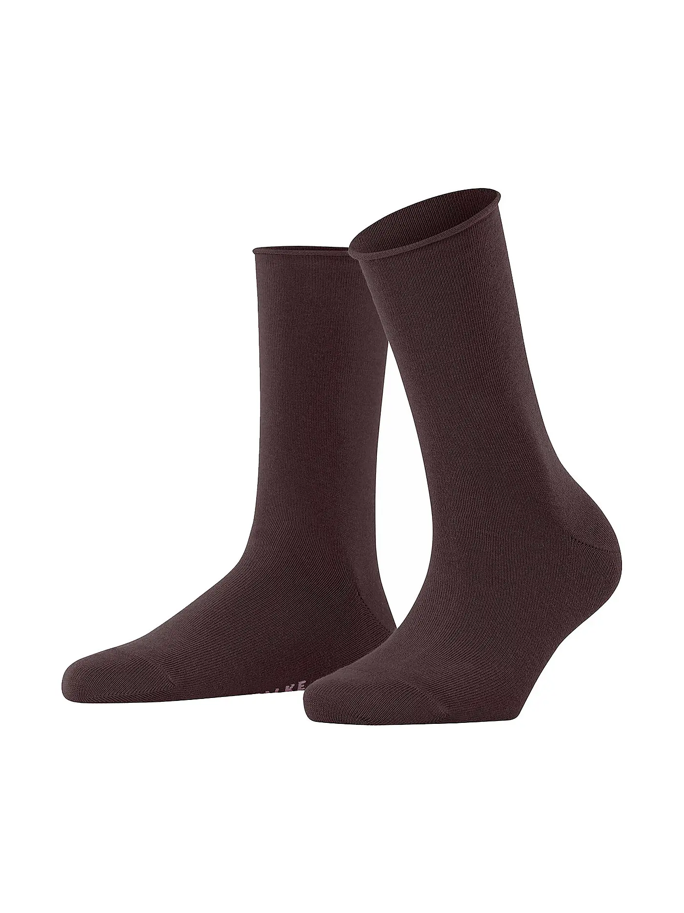 FALKE | Happy Socken 2er Pkg light grey mel. | dunkelrot
